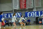 VB vs USCGA  Wheaton College Women's Volleyball vs U.S. Coast Guard Academy. - Photo by Keith Nordstrom : Wheaton, Volleyball